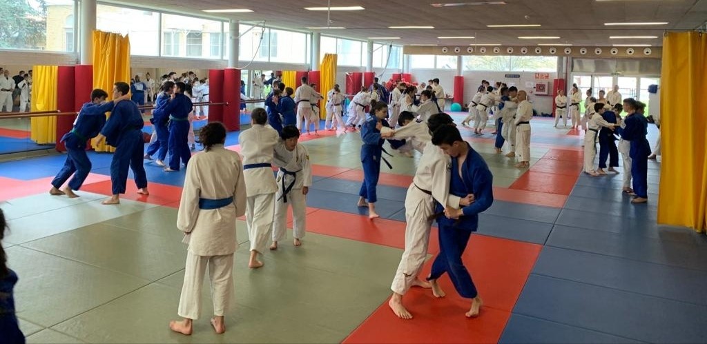 Gran participacion en la Concentración de Judo de Semana Santa. Pamplona 14-04-22